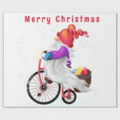 Weihnachts-Genom mit Geschenkpapier (Flach)