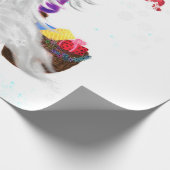 Weihnachts-Genom mit Geschenkpapier (Ecke)