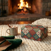 Weihnachts-gequiltes Muster Geschenkpapier