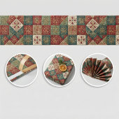 Weihnachts-gequiltes Muster Geschenkpapier