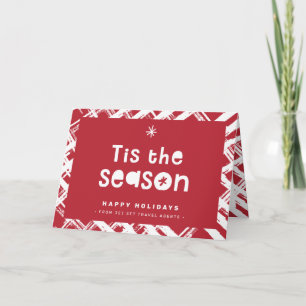 WEIHNACHTS-GESCHÄFT DANKESCHÖN süß ist die Jahresz Dankeskarte