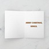 Weihnachts-Geschäftspartner begrüßen Karte (Innenseite)
