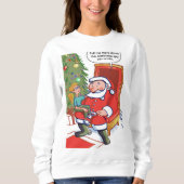 Weihnachts-Geschäftspartner Frauen weißes Sweatshi Sweatshirt (Vorderseite)