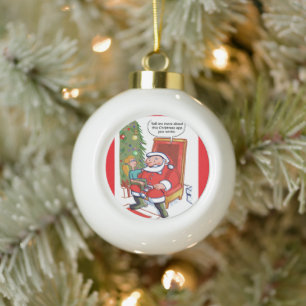 Weihnachts-Geschäftspartner Keramik-Kugelschmuck Keramik Kugel-Ornament