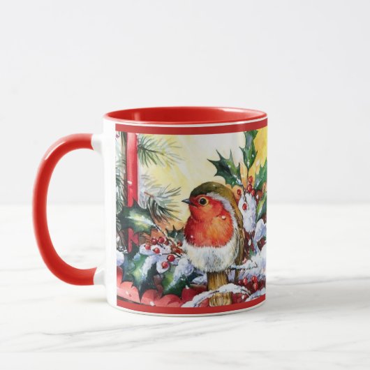 Weihnachts-Geschenk-Cup Ihr Freund Birdwatcher Tasse (Links)