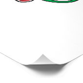Weihnachts-Geschenk Frohe Weihnachtsfeier Poster (Ecke)