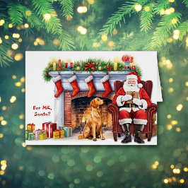 Weihnachts-Geschenk Golden Retriever Hund Weihnach
