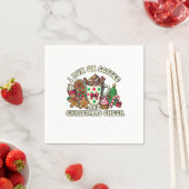 Weihnachts-Geschenk Kaffee und Weihnachtsjause Serviette (Beispiel)
