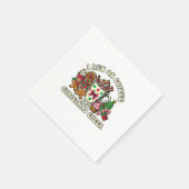 Weihnachts-Geschenk Kaffee und Weihnachtsjause Serviette (Ecke)