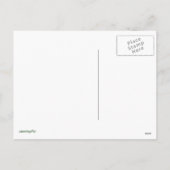 Weihnachts-Geschenk-Muster Feiertagspostkarte (Rückseite)