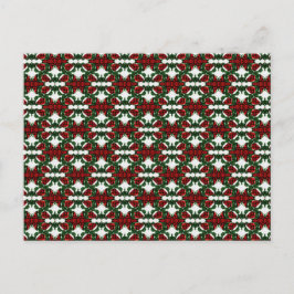 Weihnachts-Geschenk-Muster Feiertagspostkarte