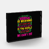 Weihnachts-Geschenk-Seeing glaubt Fotoblock (Links)