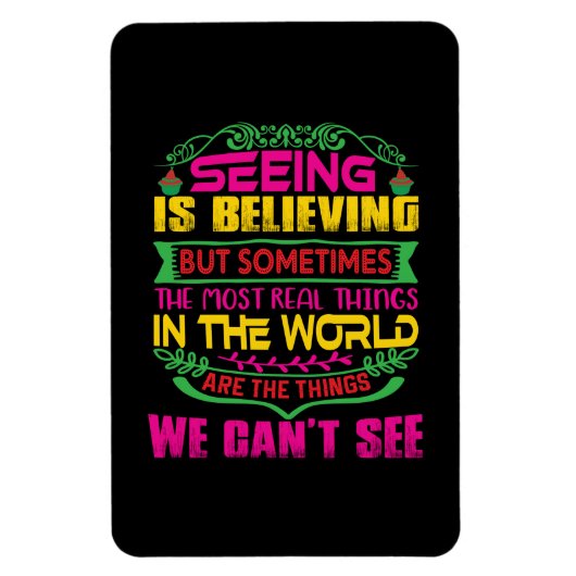 Weihnachts-Geschenk-Seeing glaubt Magnet (Vertikal)
