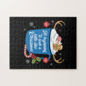 Weihnachts-Geschenk sieht wie ein Latein aus wie W Puzzle (Horizontal)