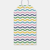 Weihnachts-Geschenkanhänger mit weißem fröhlichen  Geschenkanhänger (Rückseite)