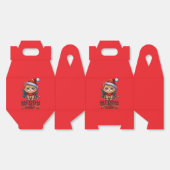 Weihnachts-Geschenkboxen mit Niedlichem Cat Design Geschenkschachtel (Ungeklappt)