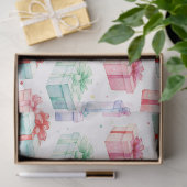 Weihnachts Geschenkboxen Muster. Muster der Gesche Seidenpapier (Geschenk)