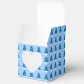 Weihnachts-Geschenkboxen Personalisiert Blue Tree  Geschenkschachtel (Geöffnet)