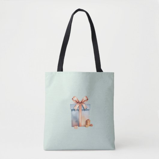 Weihnachts-Geschenkboxen Tote Tasche (Vorderseite)