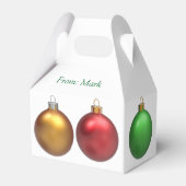 Weihnachts-Geschenkboxen, Weihnachtsverpackung Geschenkschachtel (Rückseite)