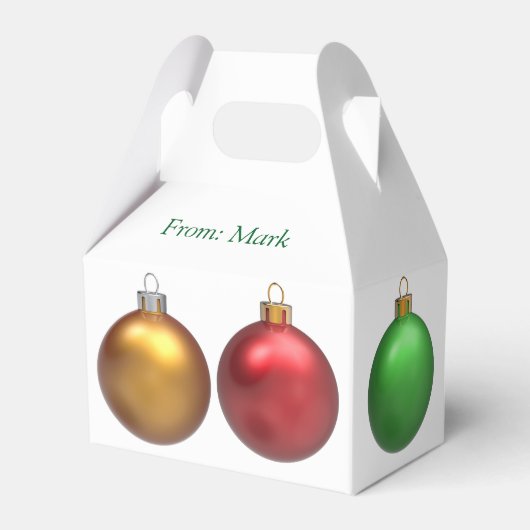 Weihnachts-Geschenkboxen, Weihnachtsverpackung Geschenkschachtel (Rückseite)