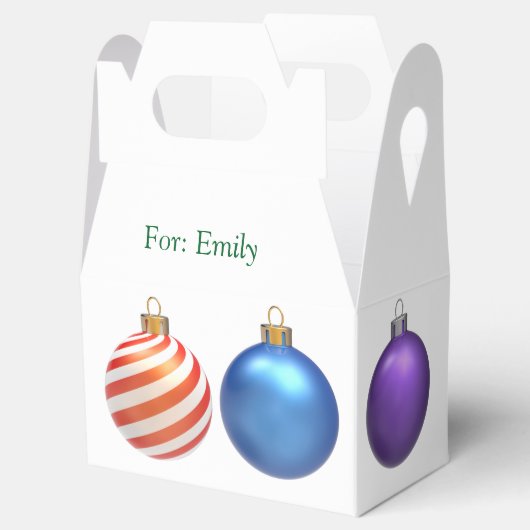 Weihnachts-Geschenkboxen, Weihnachtsverpackung Geschenkschachtel (Geöffnet)