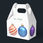 Weihnachts-Geschenkboxen, Weihnachtsverpackung Geschenkschachtel<br><div class="desc">Rett das Packpapier und verwende stattdessen diese kleine Geschenkboxen. Personalisieren Sie es mit Ihrem Namen und dem Namen des Empfängers.</div>
