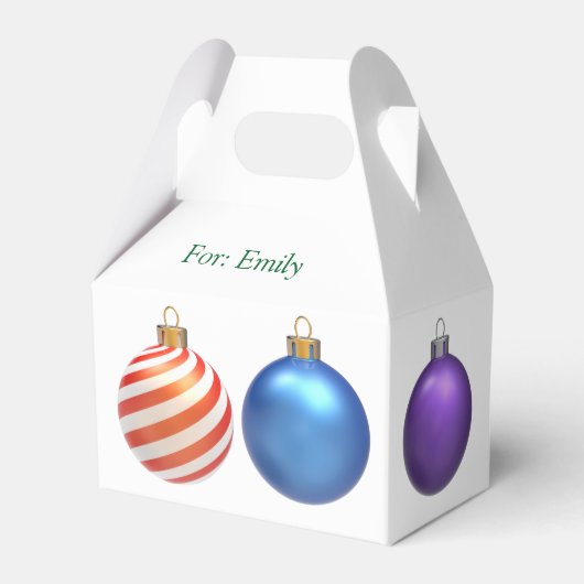 Weihnachts-Geschenkboxen, Weihnachtsverpackung Geschenkschachtel (Vorderseite)