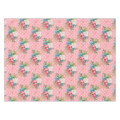 Weihnachts-Geschenkboxen Weiße Schneeflocken Tischdecke (Vorderseite (Horizontal))