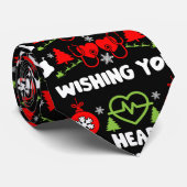 Weihnachts-Geschenke für die Kardiologie Krawatte (Gerollt)