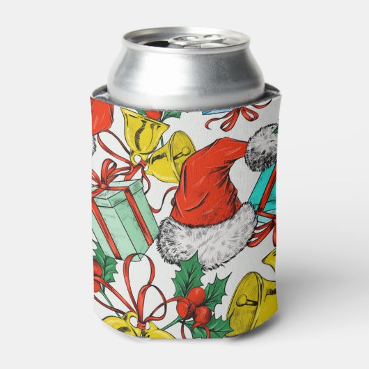 Weihnachts-Geschenke Rote Weihnachtsmannmützen Fei Dosenkühler (Kanne Vorderseite)