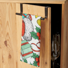 Weihnachts-Geschenke Rote Weihnachtsmannmützen Fei Geschirrtuch