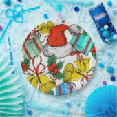 Weihnachts-Geschenke Rote Weihnachtsmannmützen Fei Pappteller (Party)