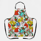 Weihnachts-Geschenke Rote Weihnachtsmannmützen Fei Schürze (Vorderseite)