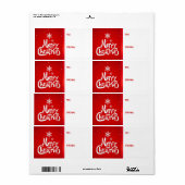 Weihnachts-Geschenketiketten (Vorne)