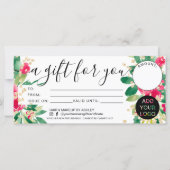 Weihnachts-Geschenkgutschein (Vorderseite)