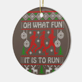 Weihnachts-Geschenkidee, was es Spaß macht zu lauf Keramik Ornament (Links)