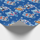 Weihnachts Geschenkpackung Winter Wonderland Snowf Geschenkpapier (Ecke)