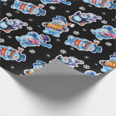 Weihnachts Geschenkpackung Winter Wonderland Snowf Geschenkpapier (Ecke)