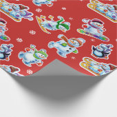 Weihnachts Geschenkpackung Winter Wonderland Snowf Geschenkpapier (Ecke)