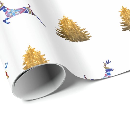 Weihnachts Geschenkpapier (Rolleneckpunkt)