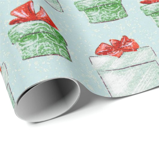 Weihnachts-Geschenkpapier Geschenkpapier (Rolleneckpunkt)
