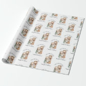 Weihnachts-Geschenkpapier mit Geburtsdarstellung - Geschenkpapier (Ungerollt)