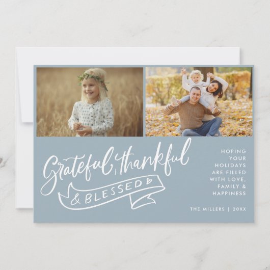 Weihnachts gesegnetes Foto (Vorderseite)