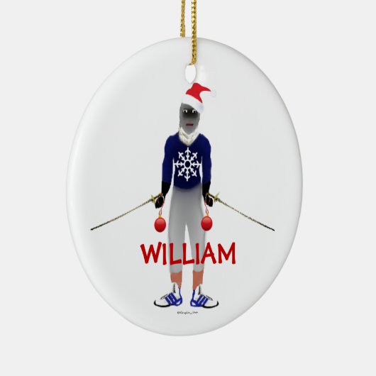 Weihnachts-Gewohnheit Keramik Ornament (Rechts)