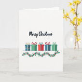 Weihnachts-Giftcard mit Skript Karte (Gelbe Blume)
