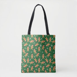 Weihnachts-Gingerbread-Baby-Kekse Druck Tote Bag Tasche