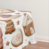 Weihnachts-Gingerbread-Cookie-Muster Tischdecke (Beispiel)