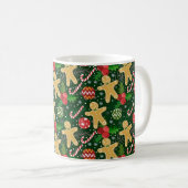 Weihnachts-Gingerbread-Cookies Kaffeetasse (VorderseiteRechts)