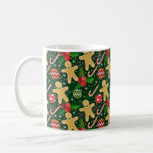 Weihnachts-Gingerbread-Cookies Kaffeetasse